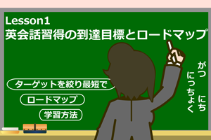 Lesson1 英会話習得の到達目標とロードマップ